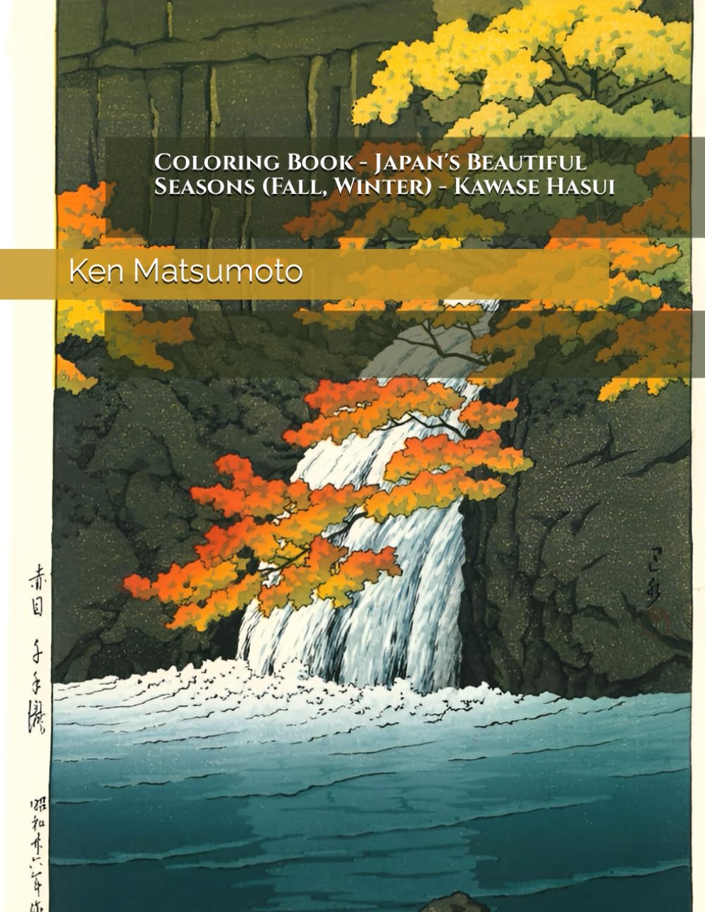 Coloring Book - Japan's Beautiful Seasons (Fall, W