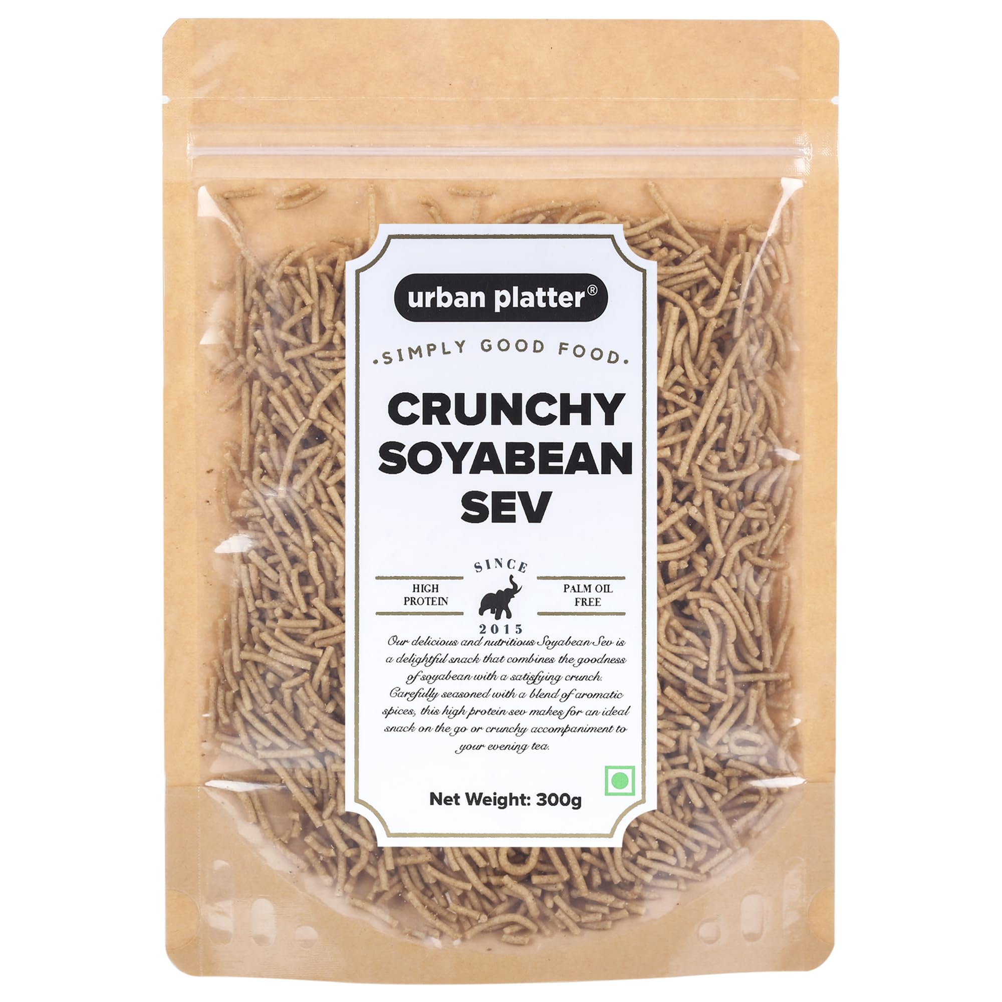 Urban Platter Crunchy Soyabean Sev, 300 grams [SOYA Sev, High Protein, Delicious Snack] (B07HPDKVSF) Amazon Price History, Amazon Price Tracker