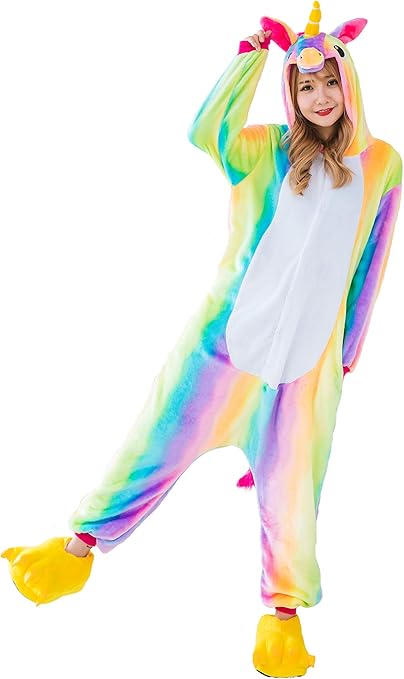 Pigiama Unicorno Kigurumi - Costume Animato, Per Halloween E Feste - Foto 4