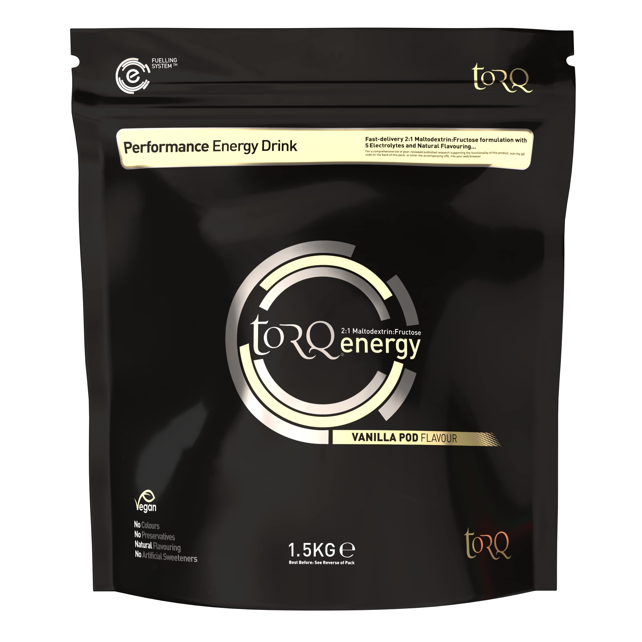 Buy Torq Energy Drink Natural Vanilla Pod Isotonic Energy Drink Powder