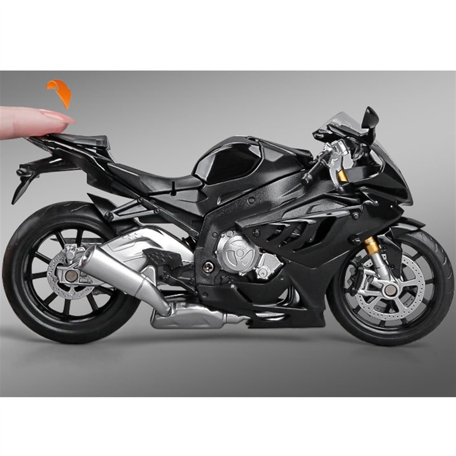 Jouet de moto BMW S1000RR 1:12, modèle de course en métal moulé sous pression, Collection Miniature Super Sport, cadeau pour garçons et enfants M13  26