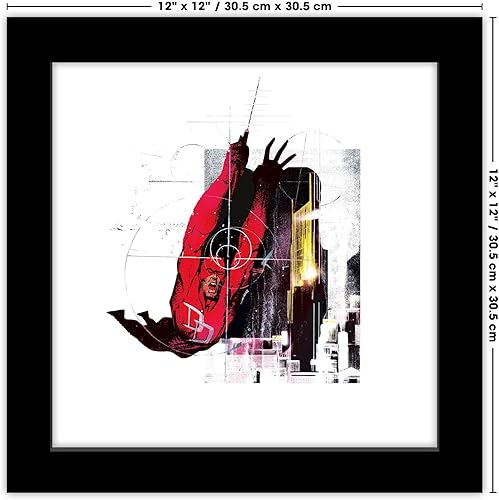 Miniatura 6 de Trends International Gallery Pops Marvel Comics Daredevil - Guardian Graphic Canvas Wall Art Wall Poster, 12.00" x 12.00", Stretched Canvas