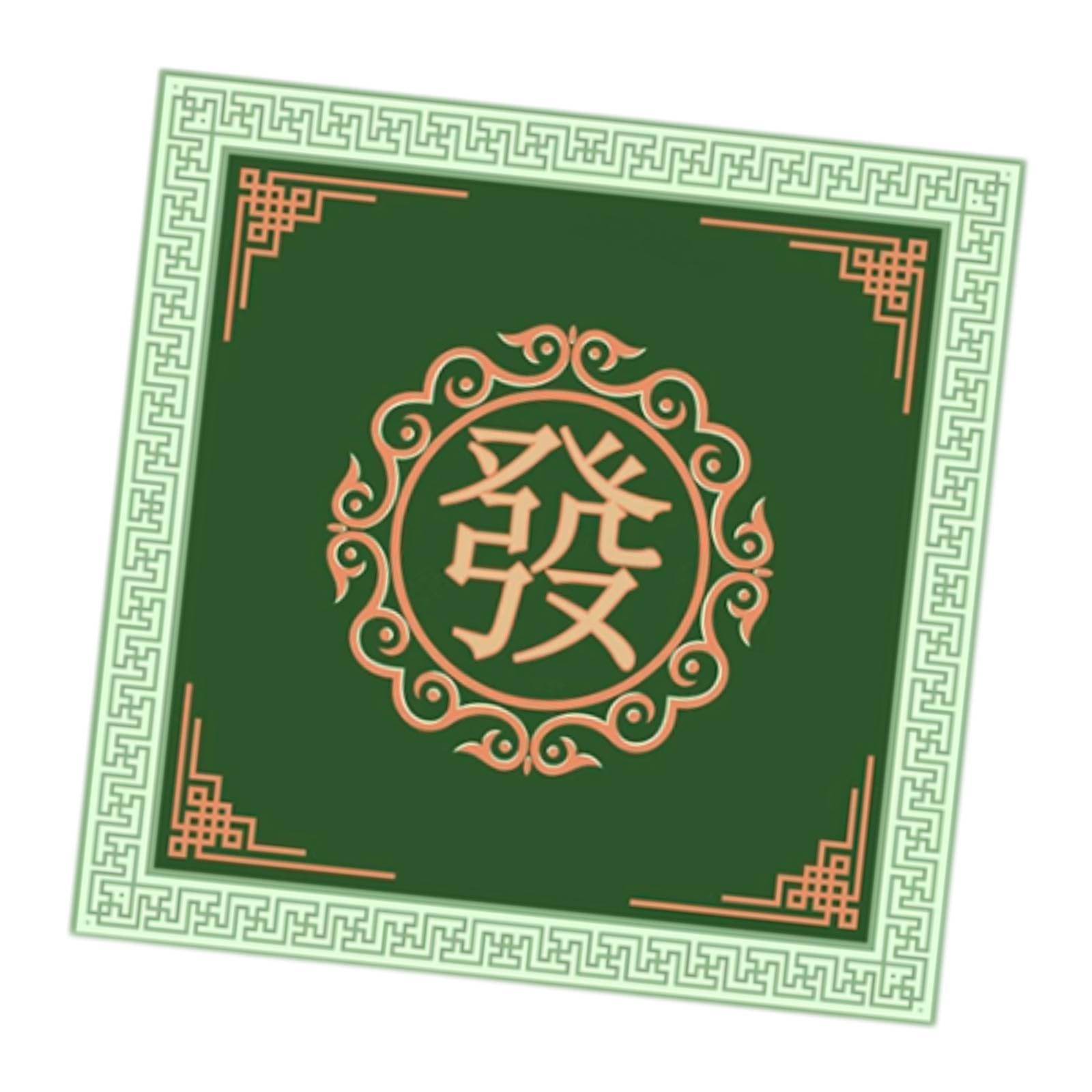 Mahjongg Mat Velvet Professional Board Game Mat for Home Gathering Tile Game Green A | Home & Garden | Kitchen, Dining & Bar | Linens & Textiles | Tablecloths-image-3
