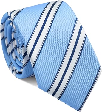 Luckyvestir Boys Tie - Self Ties for School & Graduation, Plaid & Striped Design