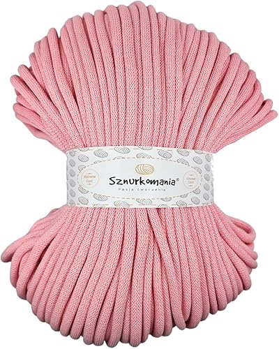 Miniatura 2 de Cordón de algodón de 0.354 in, 109 yardas, multicolor, cuerda de macramé de 0.354 in a 328.1 ft, cuerda de ganchillo de 0.354 in, hilo de algodón,