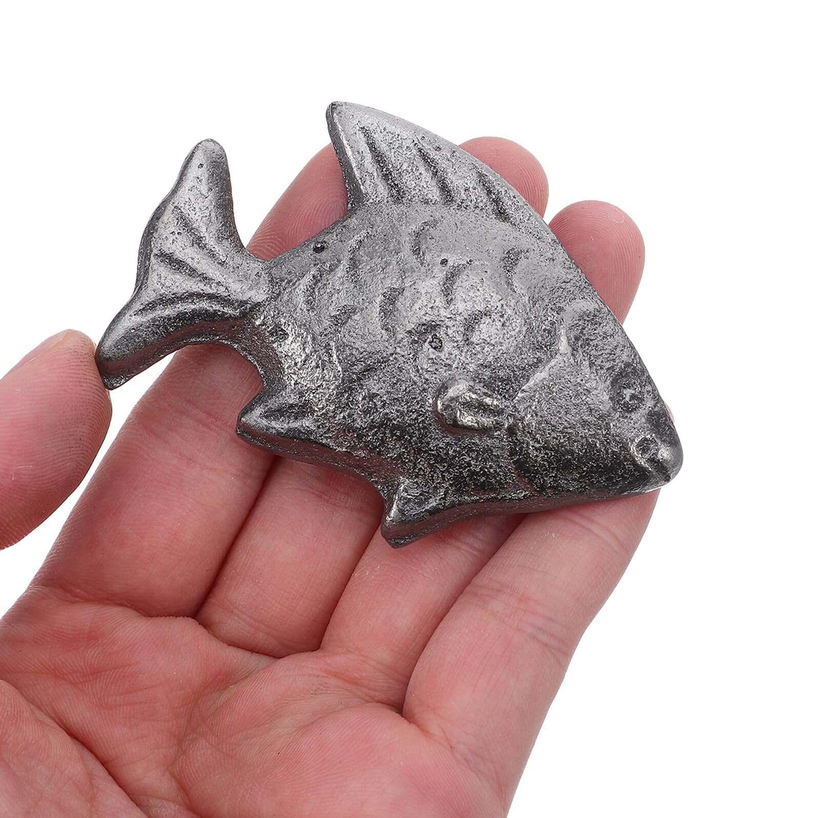 Pesce di Ferro Naturale Set 6 Pezzi per Cucina, Integratore di Ferro Attrezzo per Cottura per Vegetariana Versatile Adatto a Sportivi e Gravidanza