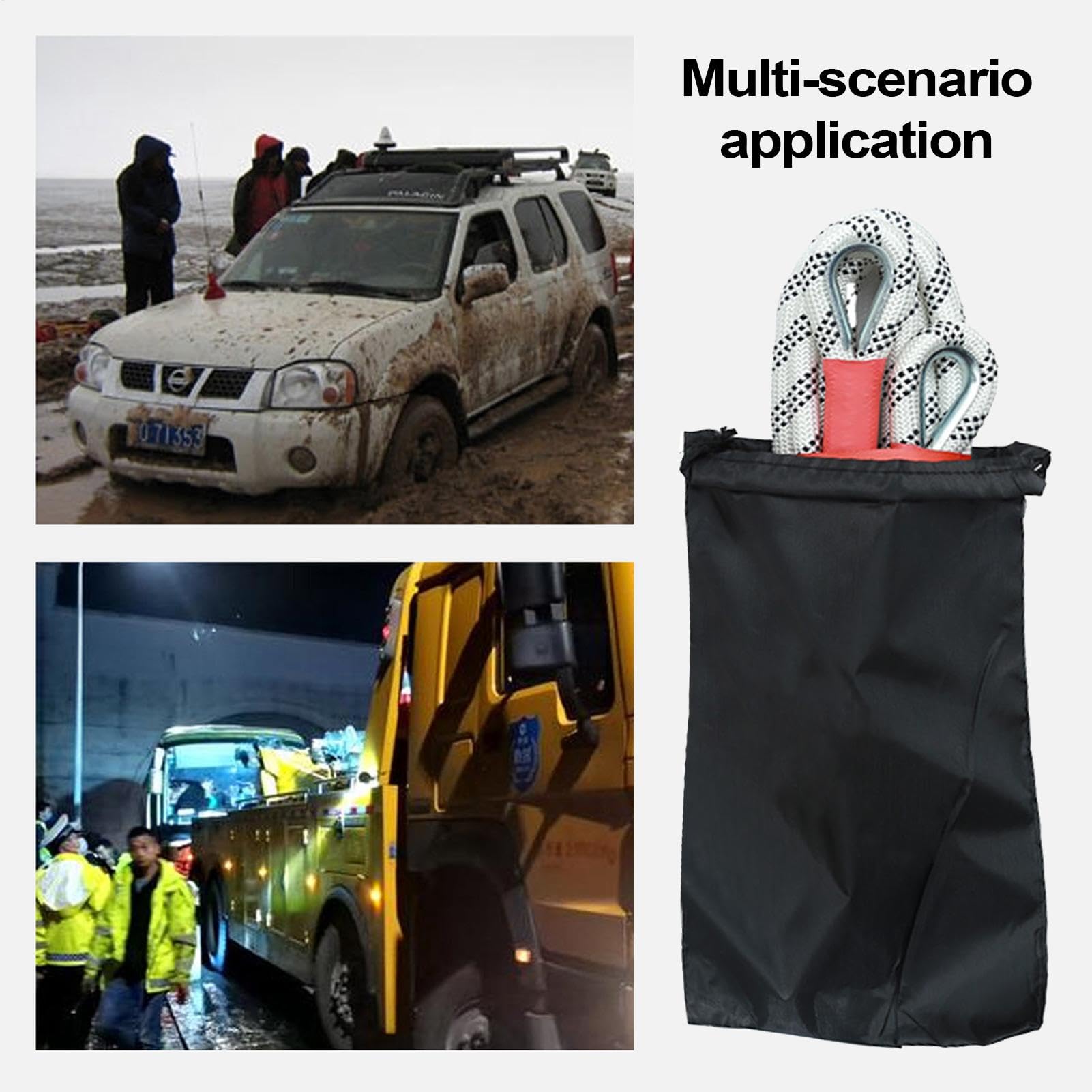 Abschleppseil, Abschleppseil, Abschleppseil | Schwerlast Abschleppseil | Abschleppseil für Pkw, Abschleppseil, kinetisches Erholungsseil, Abschleppgurt, Abschleppzubehör