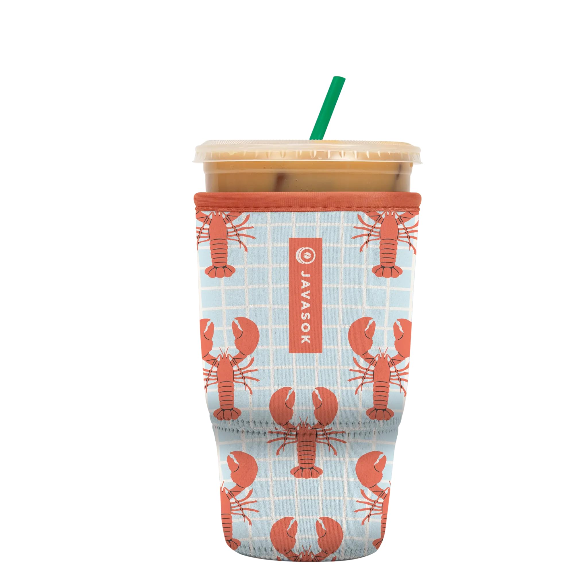 Sok It JavaSok Iced Coffee &amp; Cold Soda Insulated Neoprene Cup Sleeve (Claw &amp; Order, Large: 30-32oz)