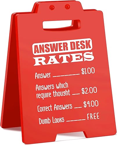 Miniatura 53 de Divertido letrero de escritorio de oficina, decoración sarcástica de cubículo para compañero de trabajo, jefe, empleado, regalo de broma para