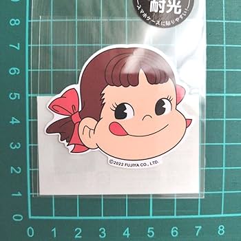 【激レア】昭和別冊少女コミックコラボ　不二家プチクラッカーの箱 Amazon.co.jp: 2枚セット ペコちゃん ステッカー＊耐水 耐光