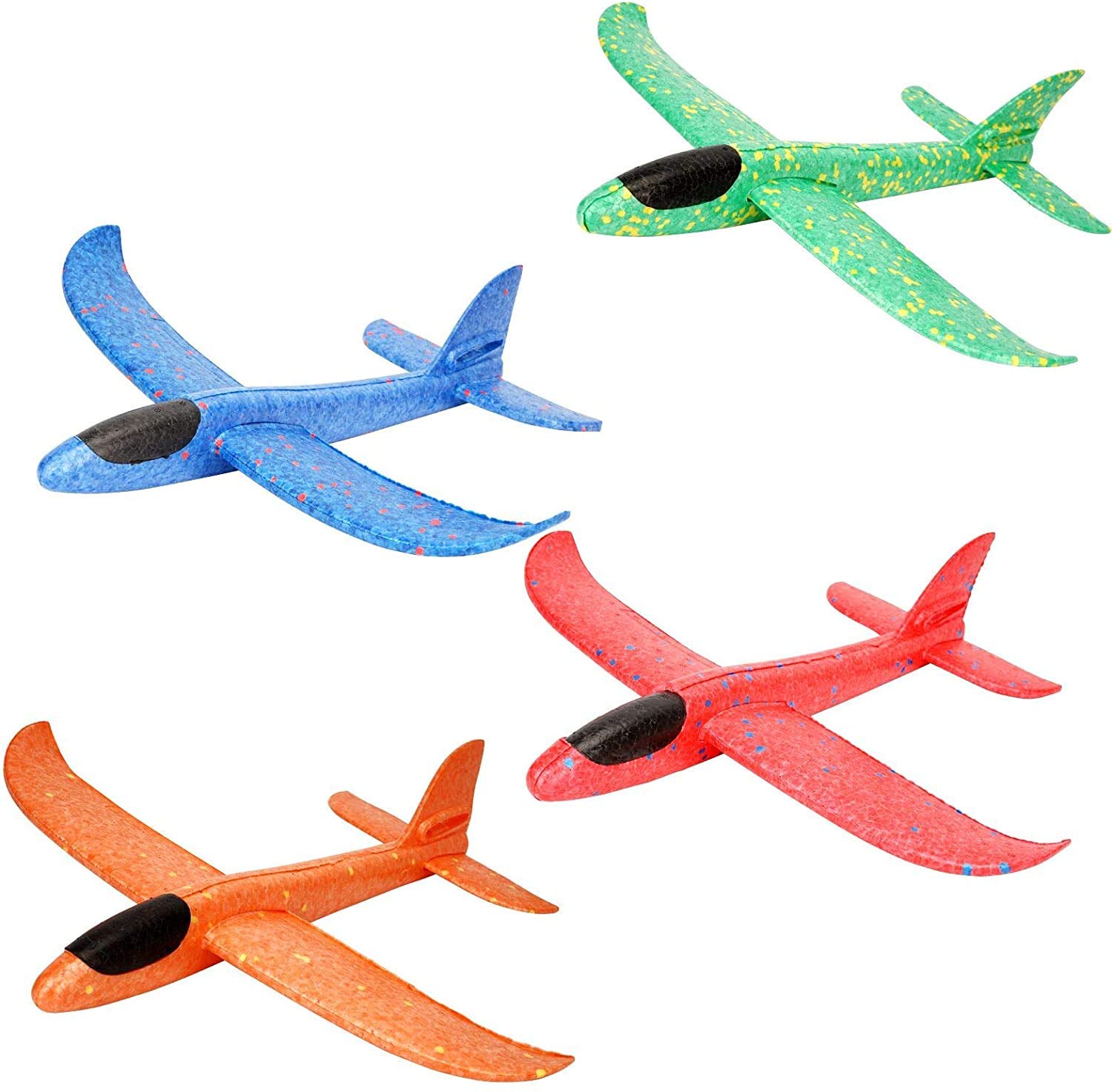 Buy Colmanda 4Pcs Plane Flying Gliders Glider Plane Foam Airplane