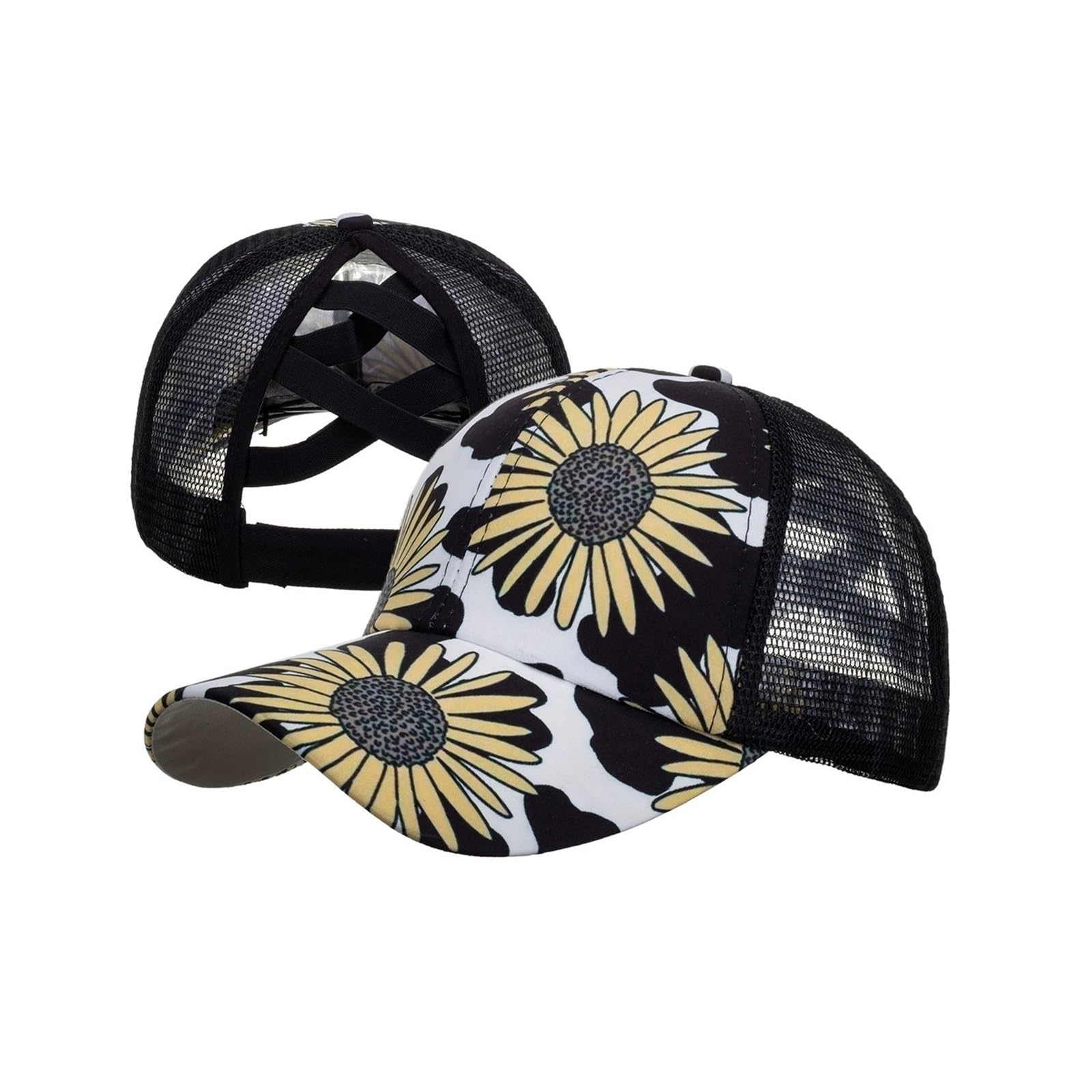 Casquette de baseball queue de cheval en maille respirante pour un été au frais