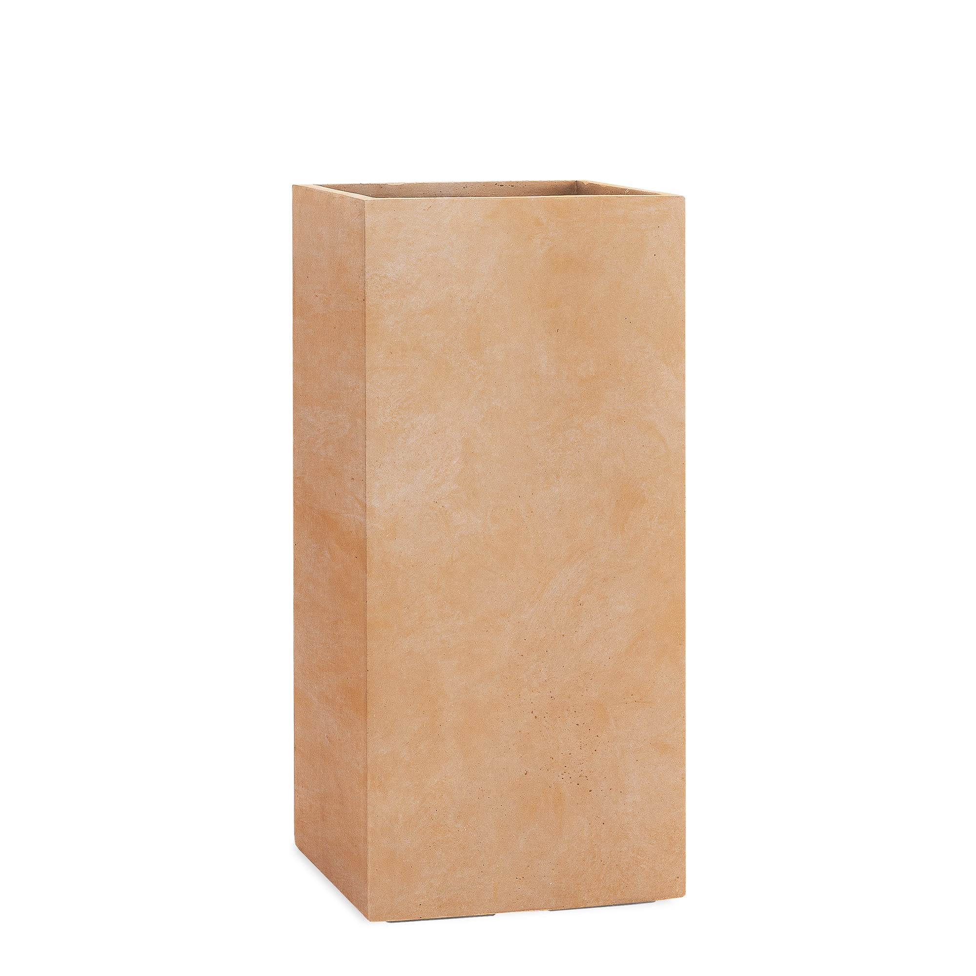 Pflanzwerk® Pojemnik na rośliny Tower terakota 70 x 33 x 33 cm *odporny na mróz pojemnik na kwiaty *ochrona przed promieniowaniem UV* *towar wysokiej jakości