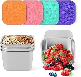 25 Non-Sandwich School Lunch Ideas for Kids That They’ll Actually Eat 121 4Pack 6oz Reusable Stainless Steel Snack Containers for Kids, Easy Open ...