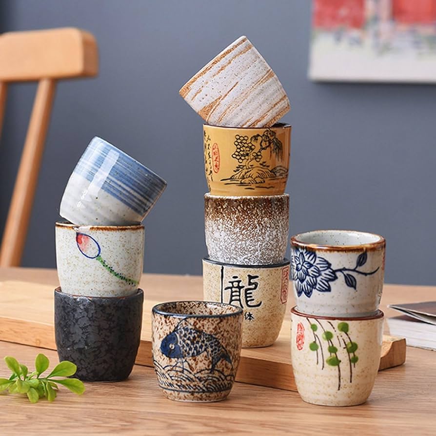 陶器製 水差し 女性の絵柄 陶器製 水差し 女性の絵柄