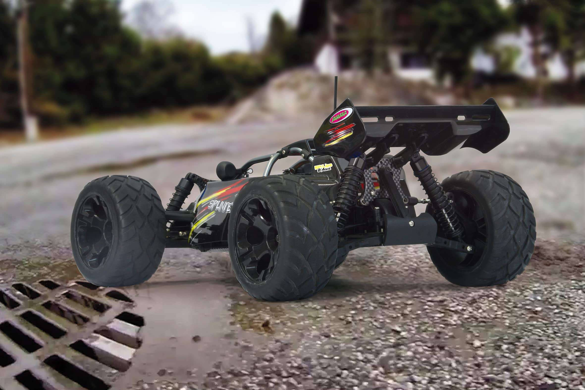 Jamara 053271 skala 1:10 2,4 GHz "Splinter EP 4WD LiPo" Buggy z diodą LED