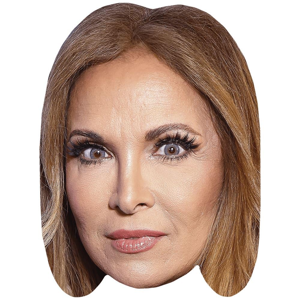 Helene Segara (Makeup) Celebrity Mask, Flat Card Face, Fancy Dress Mask