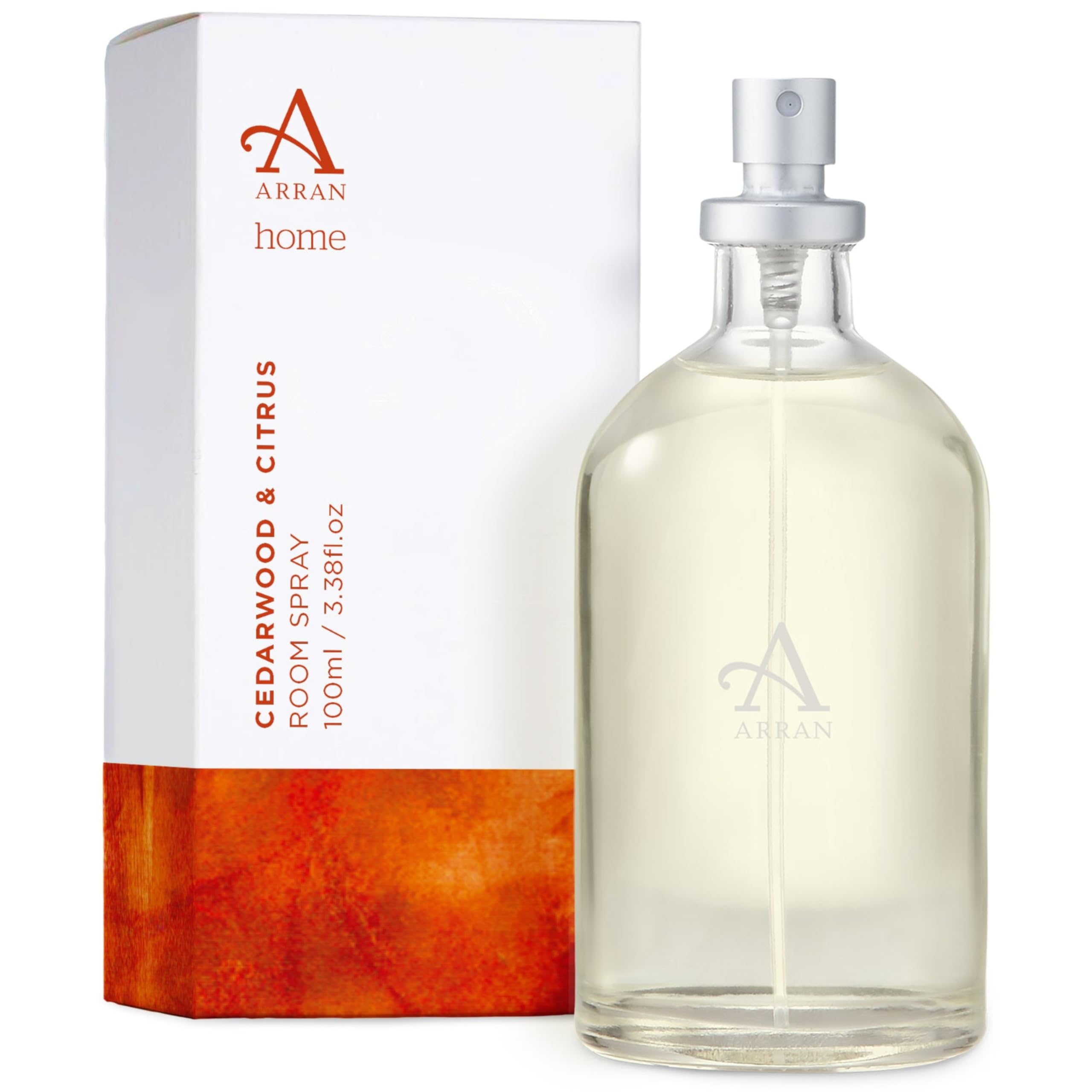 Arran Sense of Scotland Cedarwood & Citrus Home Scented Room Spray Mist Air Freshener (100ml) with a Heart of Bay, Cedar, Patchouli & Citrus Lemon โ image 1