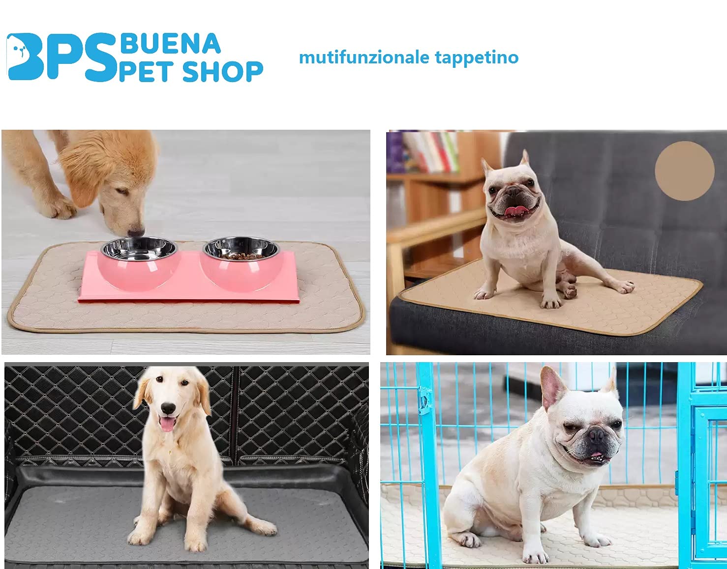 Tappetini Assorbenti Lavabili Per Cani - Pacco Da 3, Antiscivolo E Super Assorbenti - Foto 5