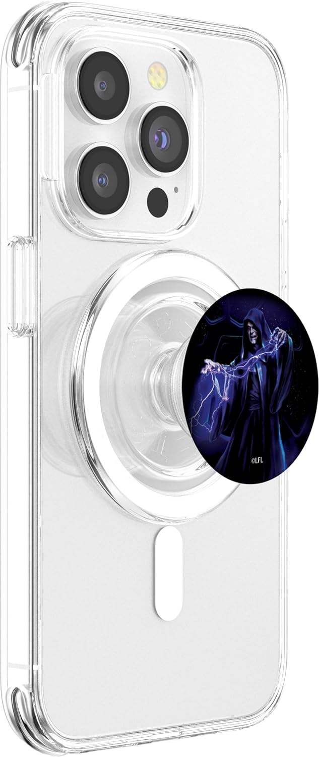 Star Wars Emperor Palpatine Force Darth Sidious Lightning PopSockets MagSafe PopGrip for iPhone