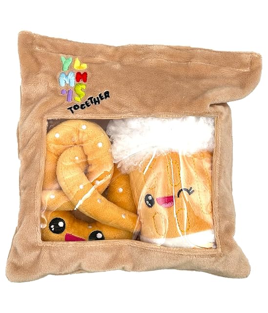 Foto 3 de 5 de Joytoy - Peluche Yummies Together Pretzel y Cerveza 15 cm