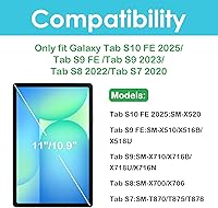 Vista 2 de ProCase Protector de pantalla de privacidad para Galaxy Tab S10 FE 2025/Tab S9 FE 10.9 pulgadas, Tab S9 11 pulgadas 2023/Tab S8 2022/Tab S7 2020