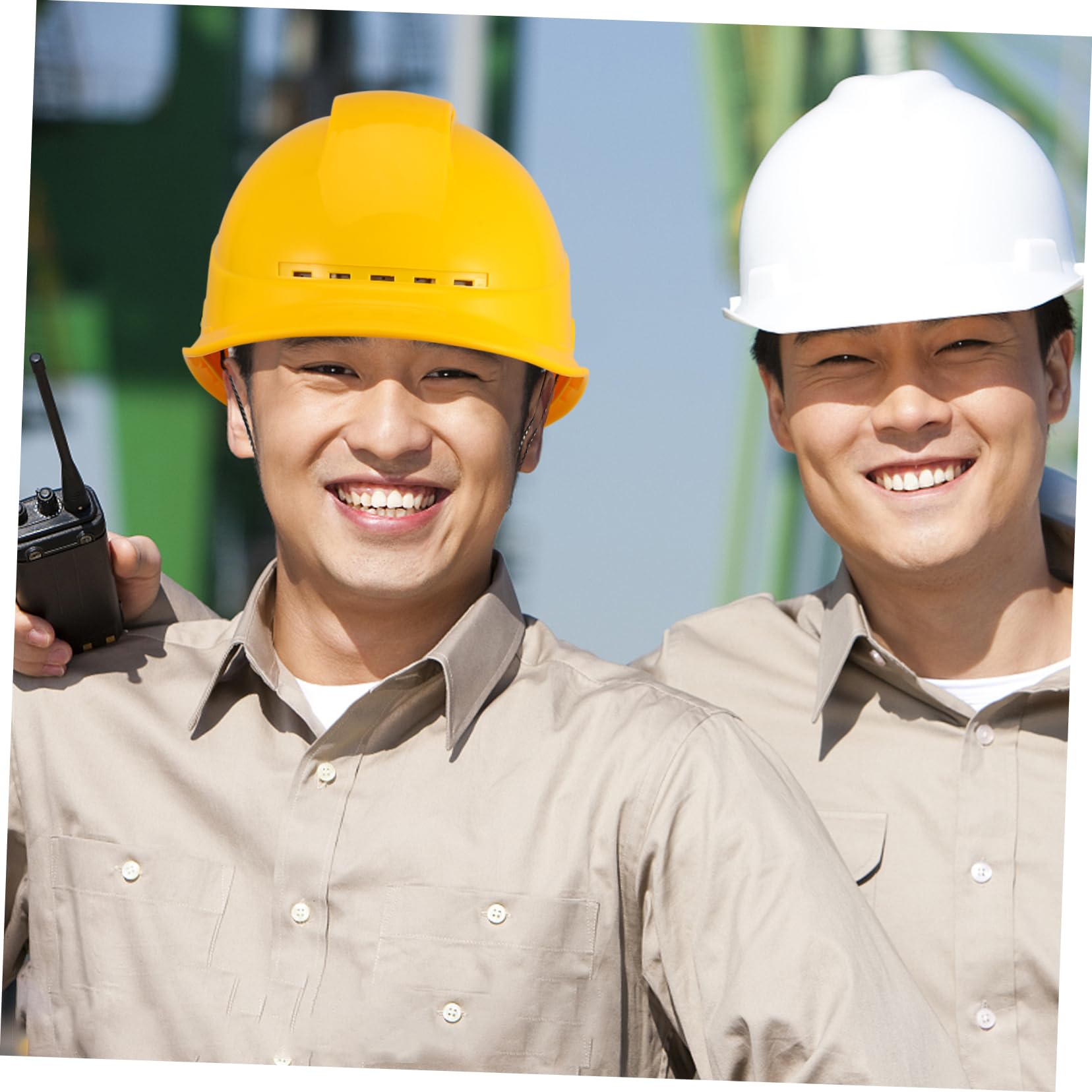 DOITOOL Casco De Seguridad Ventilado para Construcción Al Aire Protección Resistente y Cómoda Casco Homologado para Trabajos Eléctricos Obra Diseño Ergonómico y Material Duradero