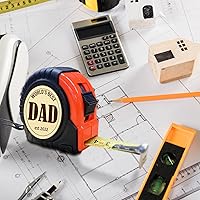 Vista 7 de Cinta métrica personalizada grabada para papá, 10 pies, nombre personalizado, foto, regalos para el día del padre, abuelo, hombres, herramienta