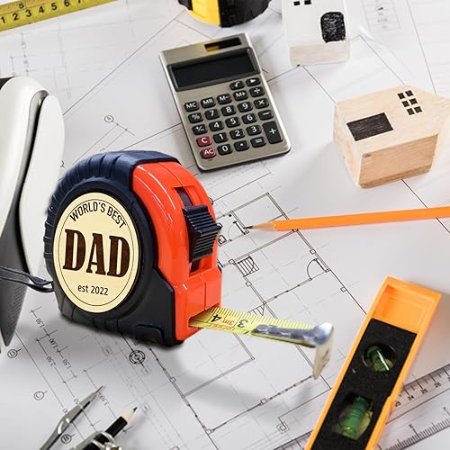 Miniatura 7 de Cinta métrica personalizada grabada para papá, 10 pies, nombre personalizado, foto, regalos para el día del padre, abuelo, hombres, herramienta