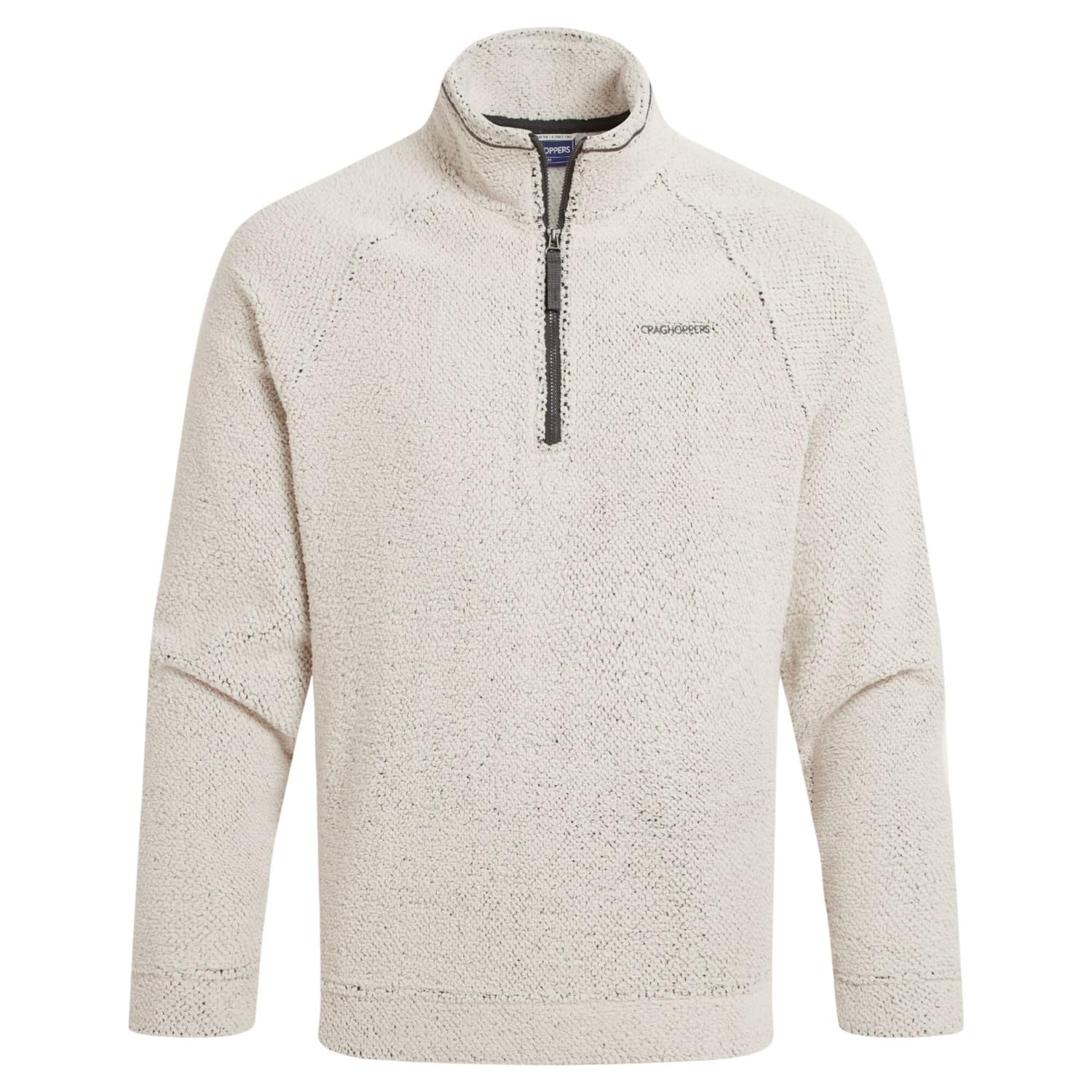 Craghoppers Men's Karlton Half Zip Fleece Pullover - Perfect for Outdoors, Walking, Hiking & Camping White