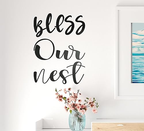 Wall Decal Breathe Yoga Studio Sport Interior Healthy Life Motviation Decor gz597 (22in x 70in)