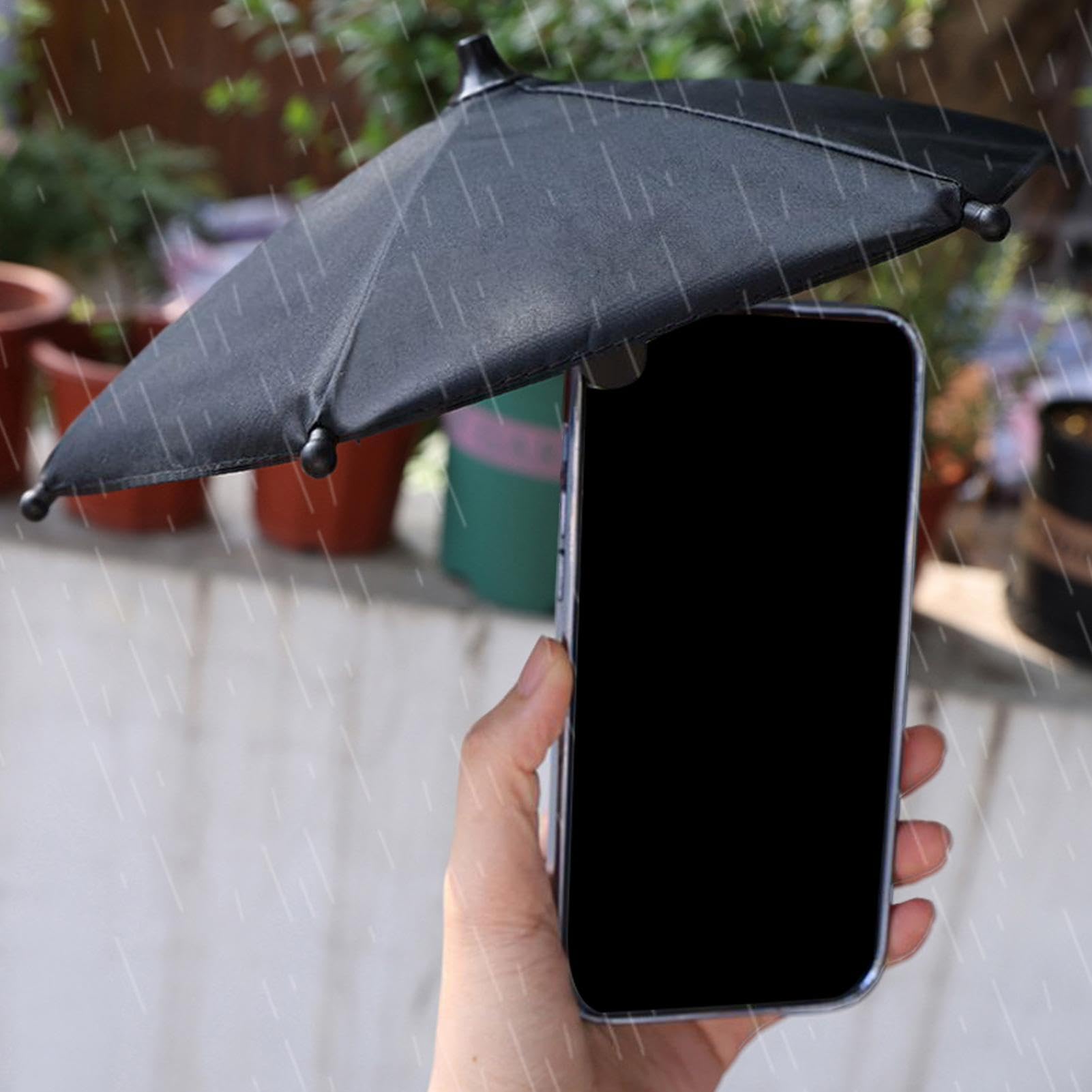 Parapluie de téléphone – Parapluie de téléphone de Plage, Pare-Soleil de téléphone bloquant l'éblouissement | Support de Parapluie de téléphone Pare-Soleil Noir, pour Voyage, extérieur
