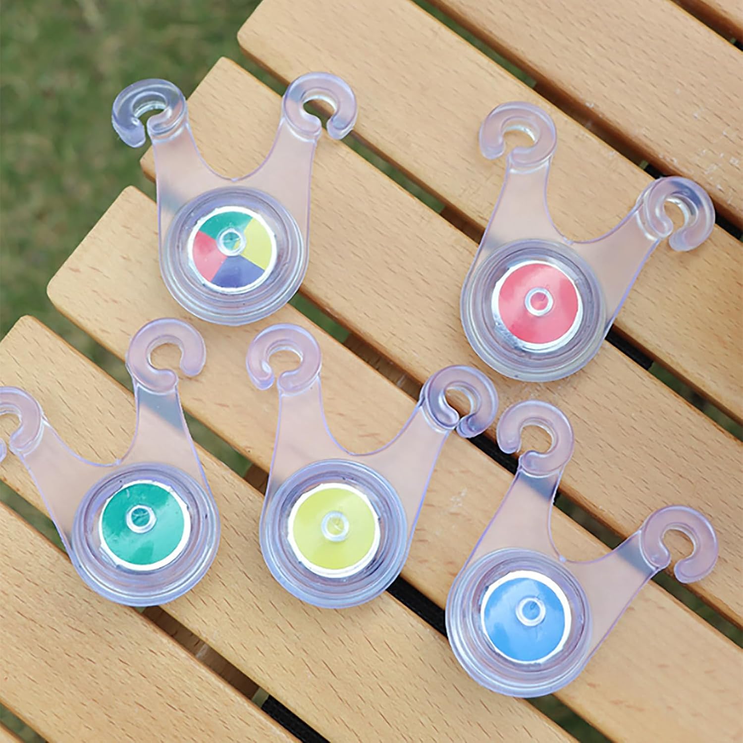 10Pcs Outdoor Camping Tent Rope Decorative Light Flashlight Guard Hanging Fishing Warning Lamp Silicone Camping Hanging