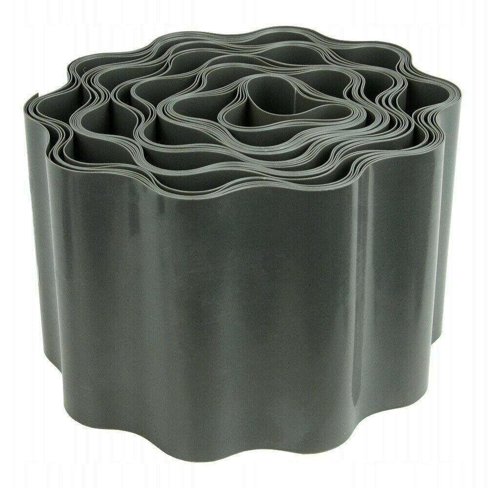 HoitoDeals 1Pcs Flexible Plastic Garden Lawn Edge Edging Border Fence For Grass Wall Path