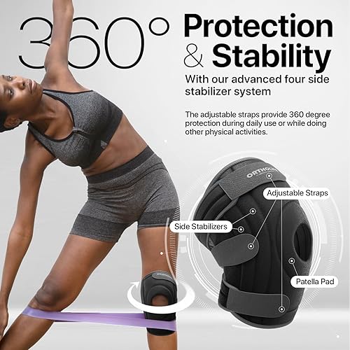 Miniatura 4 de Rodillera para mujeres y hombres  Rodillera de compresión para desgarro de menisco, ACL, alivio del dolor de artritis, almohadilla de rótula y