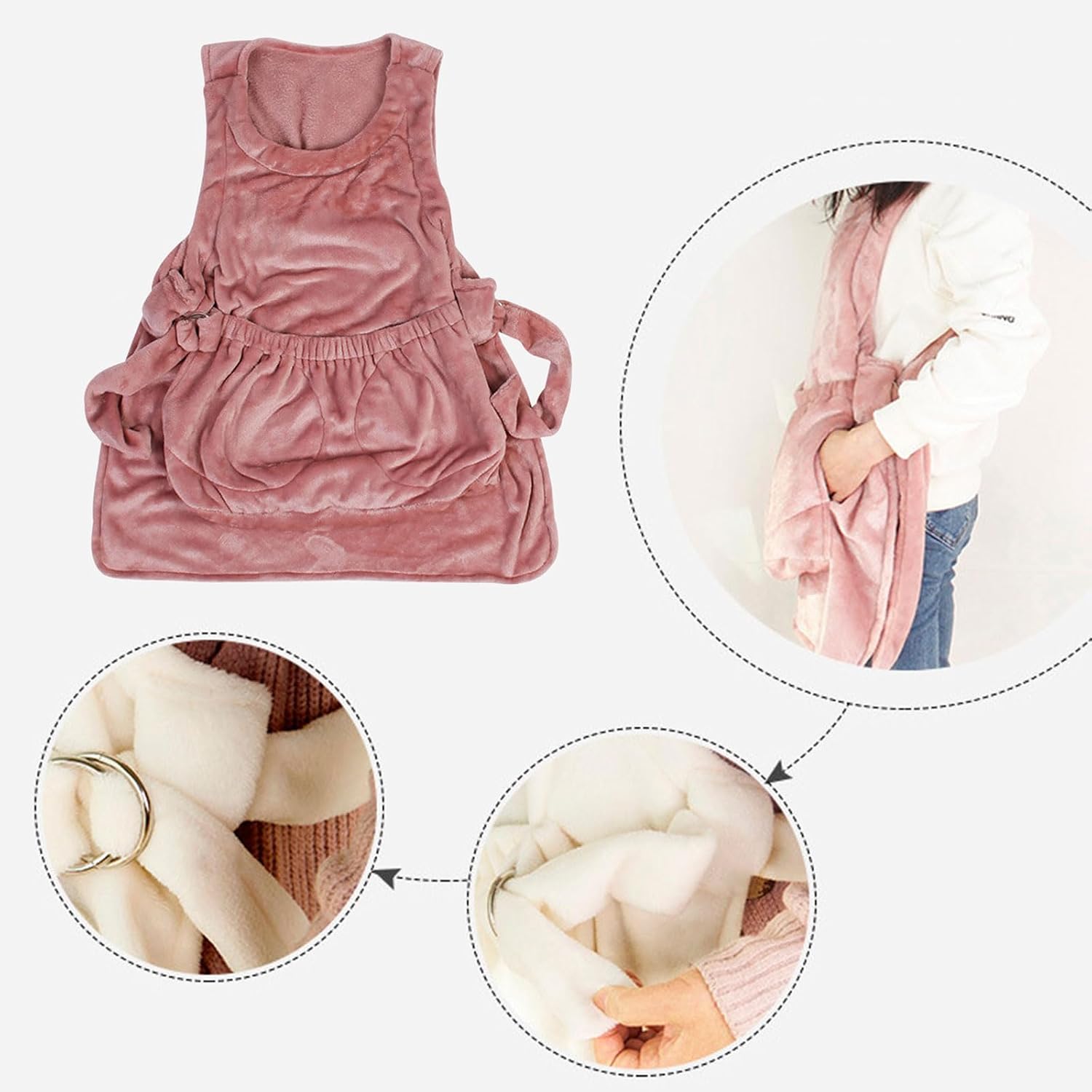 for Sleeping Bag Holding Apron Smock Pet for Carrier Bag for Kitten Small Pets Holder Pouch Home Use Holder for Women