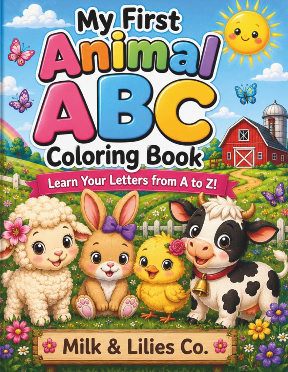 My First Animal ABC Coloring Book: Learn Your Letters from A to Z!
