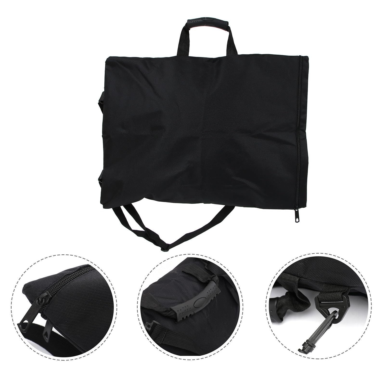 Borsa da Disegno in Tela Manico Tote e Cerniera Leggera per Trasporto e Conservazione Tavole da Disegno Formato 8k