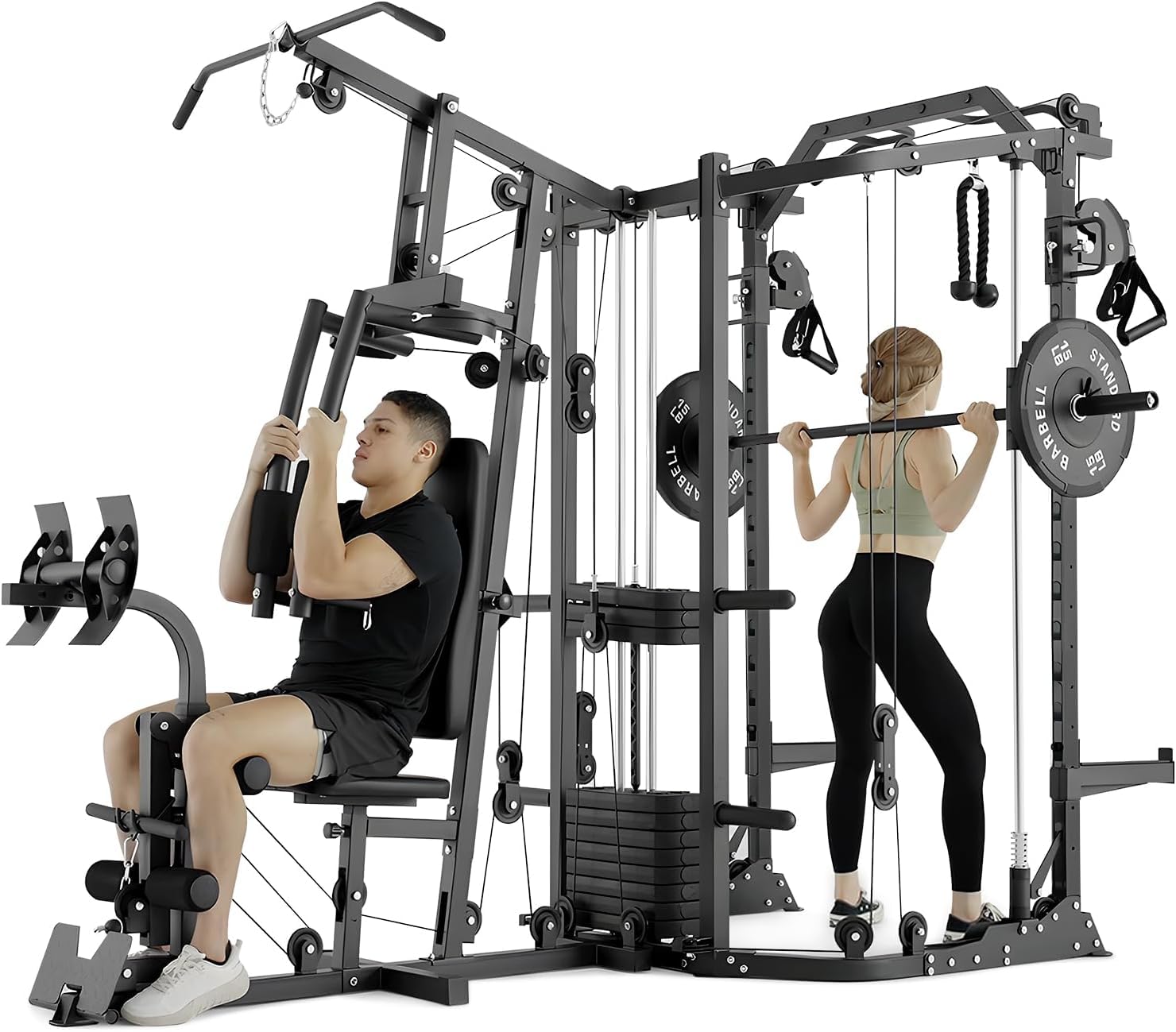 GMWD Dual-Station Smith Machine