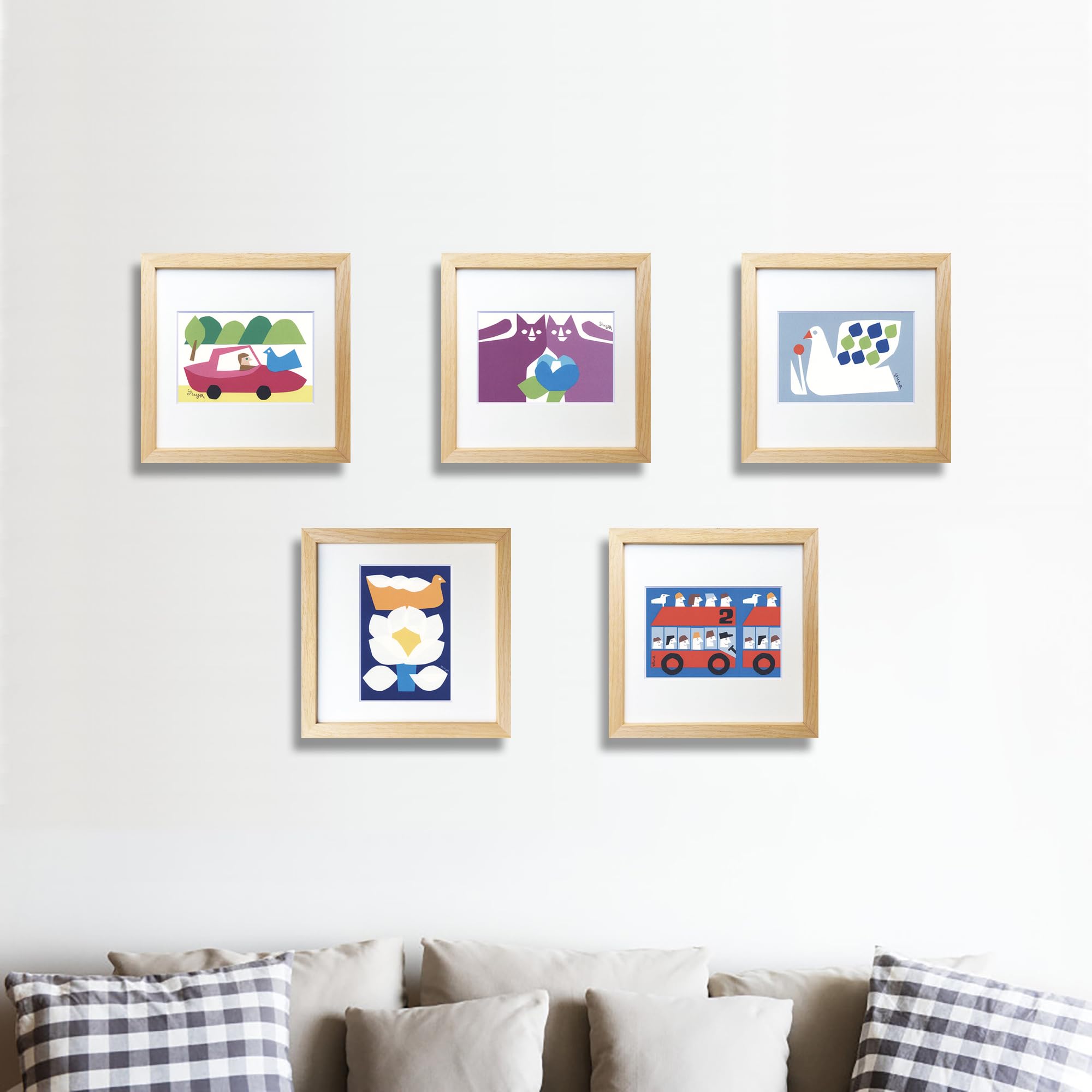 絵画 額付 Amazon.co.jp: 美工社 アートフレーム YUYA 200series 花が咲いた ZYT