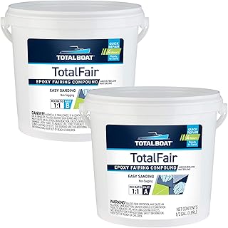TotalBoat TotalFair Marine Epoxy Fairing Compound for Fiberglass, Wood, Aluminum and Steel (Gallon Kit)