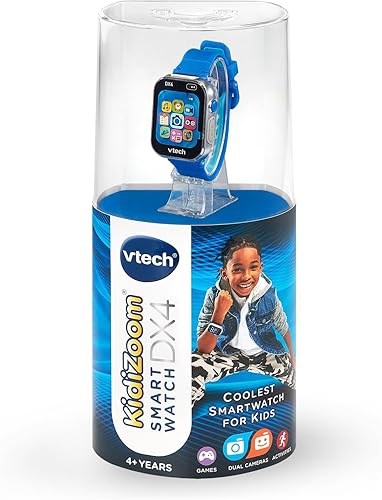Miniatura 6 de VTech KidiZoom Smartwatch DX4, Azul Azul,Negro,Rosa,Morado,https://www.amazon.com/dp/undefined