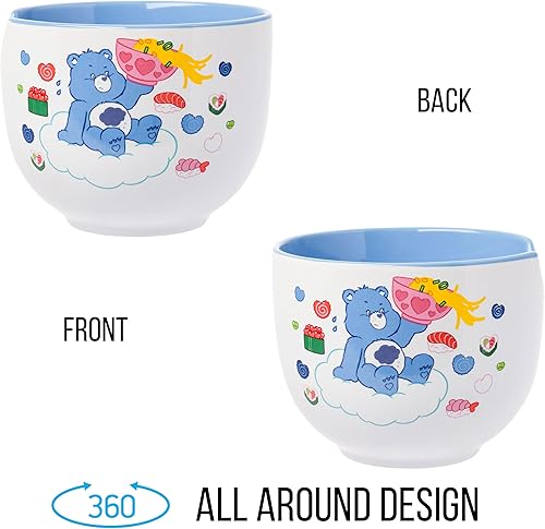 Miniatura 93 de Silver Buffalo The Powerpuff Girls Girl Power Featuring Blossom, Bubbles, and Buttercup Ceramic Ramen Noodle Rice Bowl with Chopsticks, Microwave