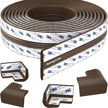 Roving Cove Furniture Edge Corner Protector, I-Shape 15ft Edge 4 Corners
