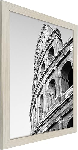 Vista 279 de Americanflat - Marco para póster de 71 x 74 cm con plexiglás pulido, portarretratos negro de madera industrializada, Epic Collection, marco ancho