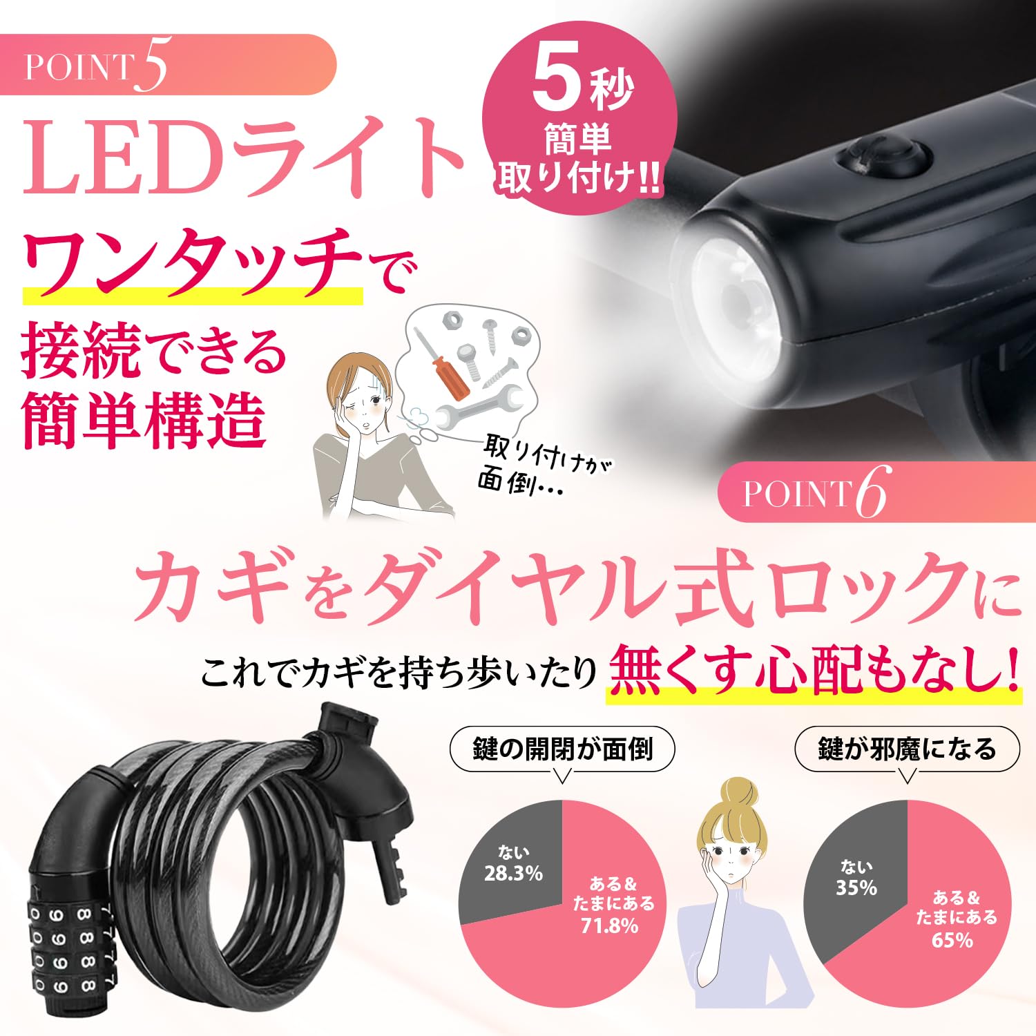 Amazon | 【自転車インフルエンサー監修x女性でも持てる】 efficielt