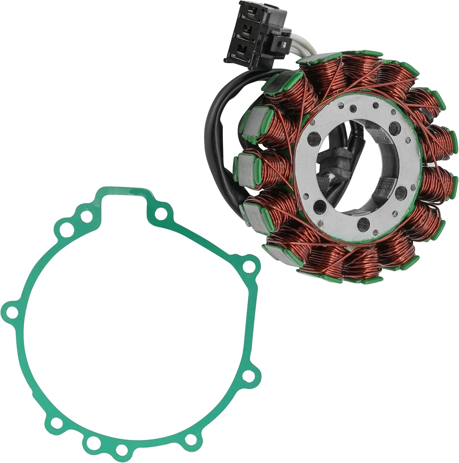 Caltric Stator and Gasket Compatible With Kawasaki Zx10R Zx-10R Ninja Zx1000 Zx-1000 2006 2007
