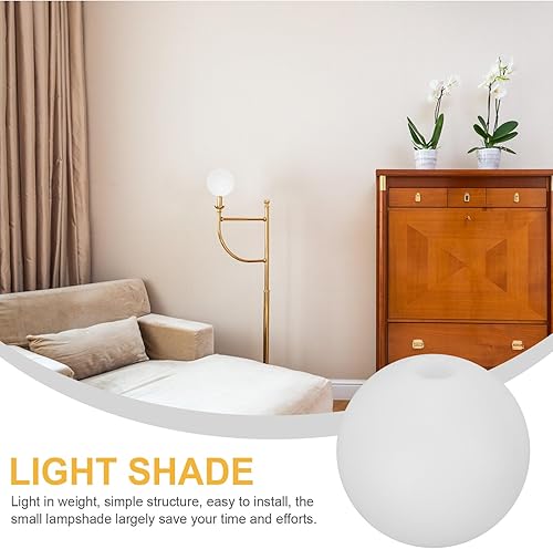 Miniatura 2 de Baluue Pantalla de lámpara de globo, cubierta de lámpara de bola de repuesto, cubierta de luz acrílica Celing, cubierta de luz colgante redonda,