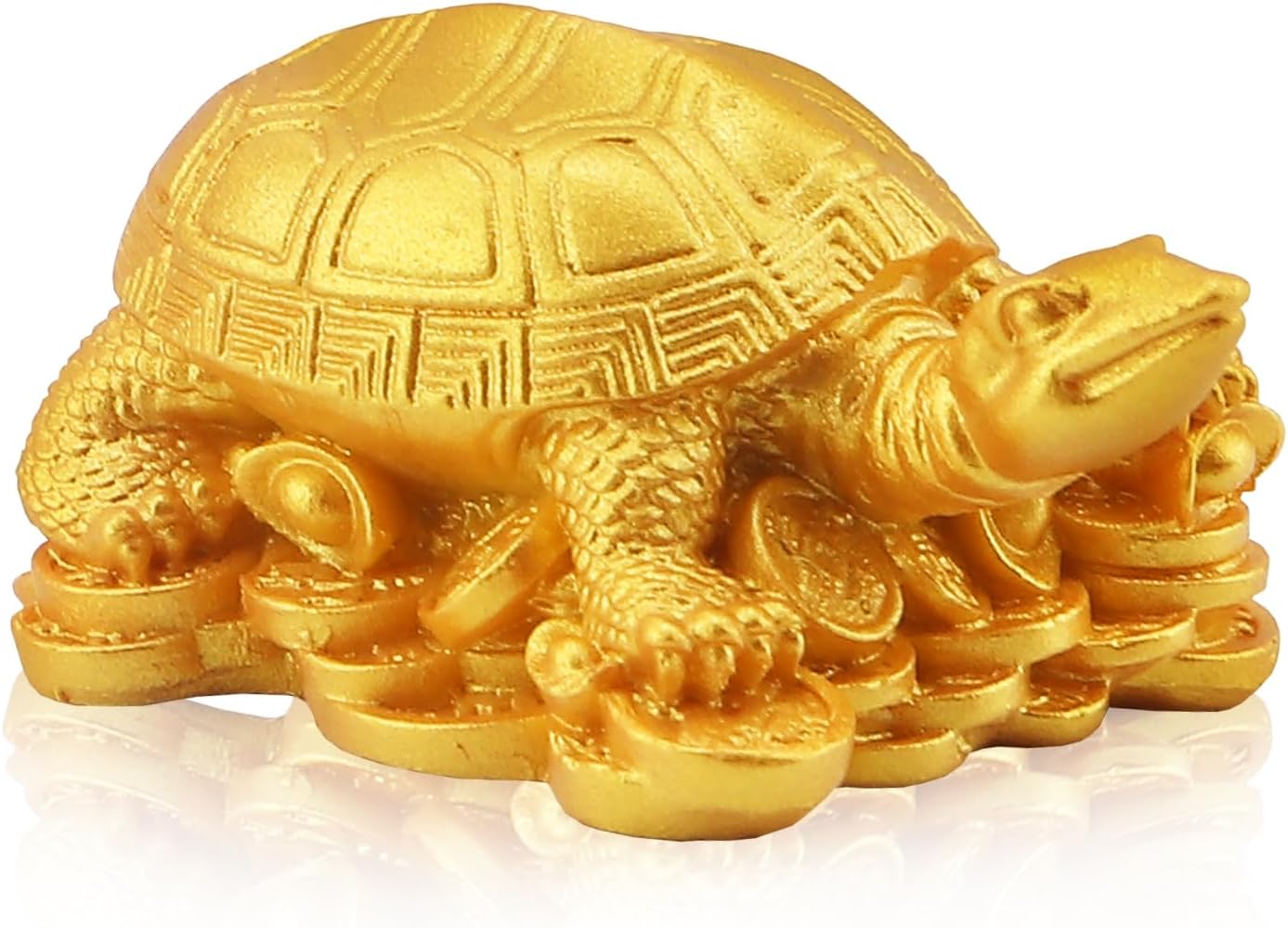 Amazon.com: ALIBBON Feng Shui Decor Wealth Luck Ornaments Mini Golden ...