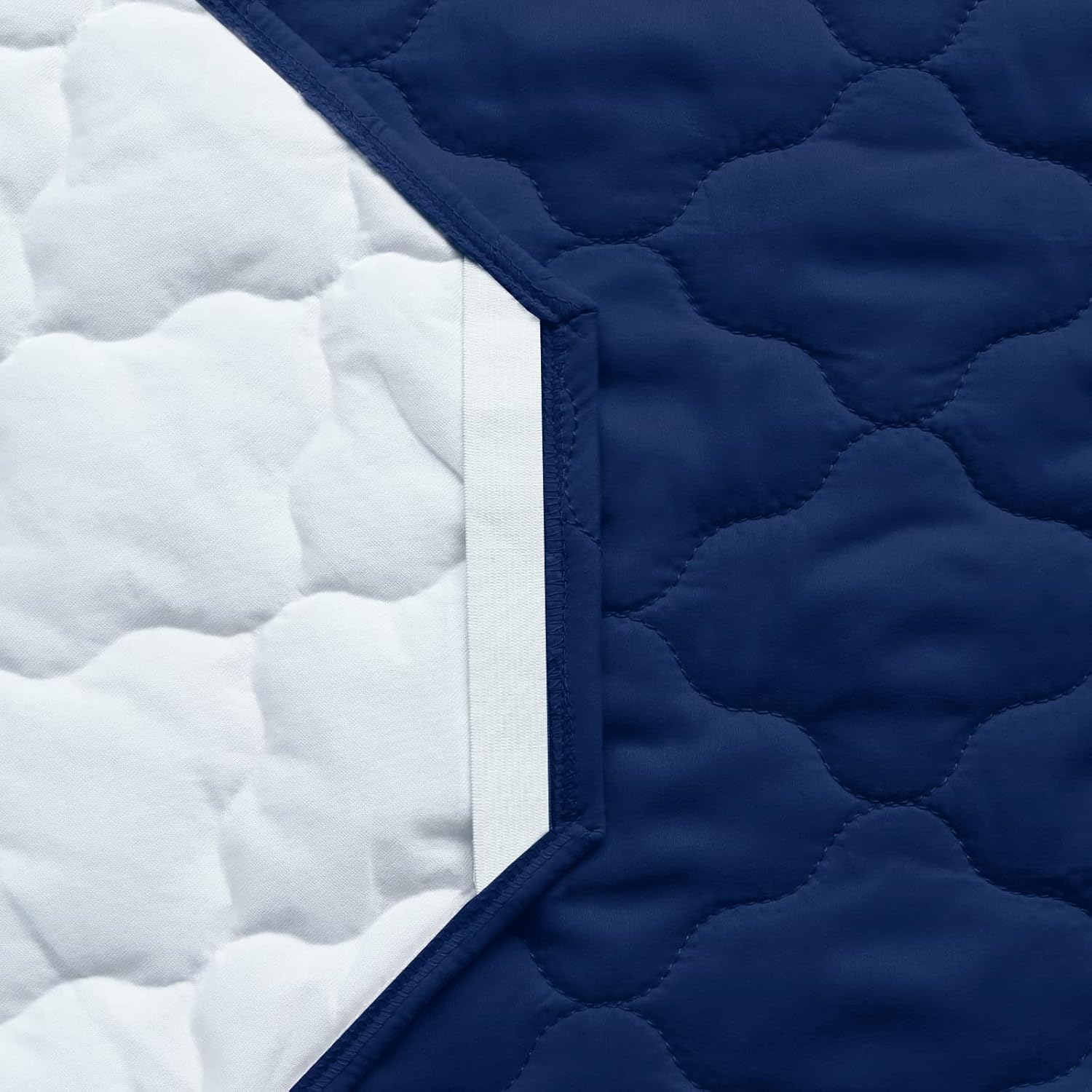 Cot Sheet for Standard Size Daycare/Pre-School Cot Kids Nap Mat Sheet 23" x 51", Children’s Naptime Cot Sheet Padded Cover, Breathable Nap Mat Cover for Boys and Girls, Navy